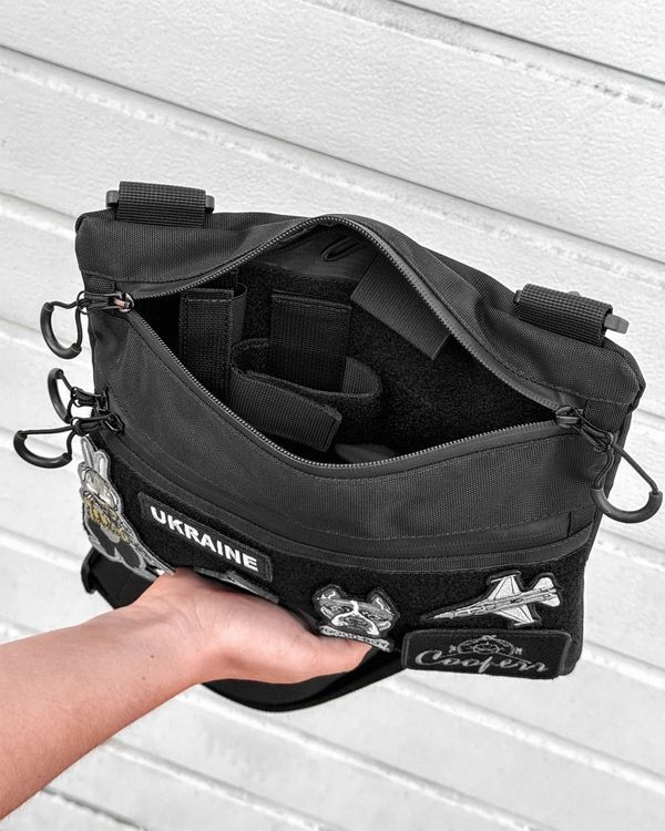 Сумка Black City Bag, чорна SUM-15.1 фото