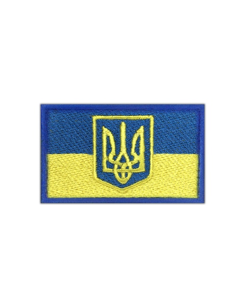 Патч Прапорець України, кольоровий SHE-83 фото