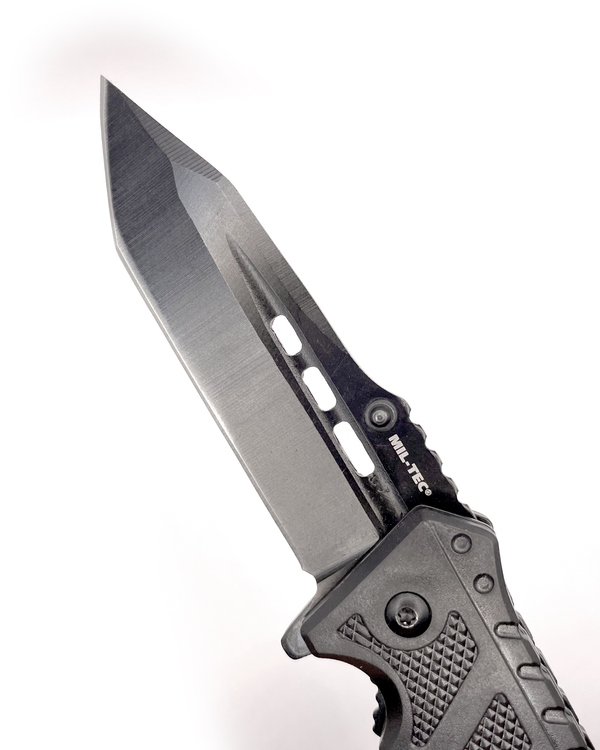 Нож MIL-TEC AUTOMESSER Star, черный NOG-1 фото