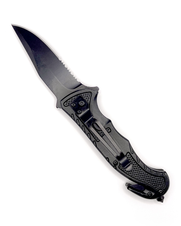 Нож MIL-TEC Car Knife Rescue Black NOG-2 фото