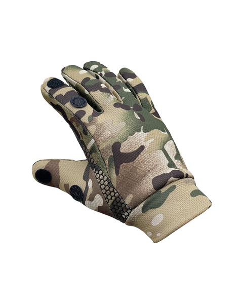 Рукавиці  антиковзні з пальцями, мультикам AKS-41 фото