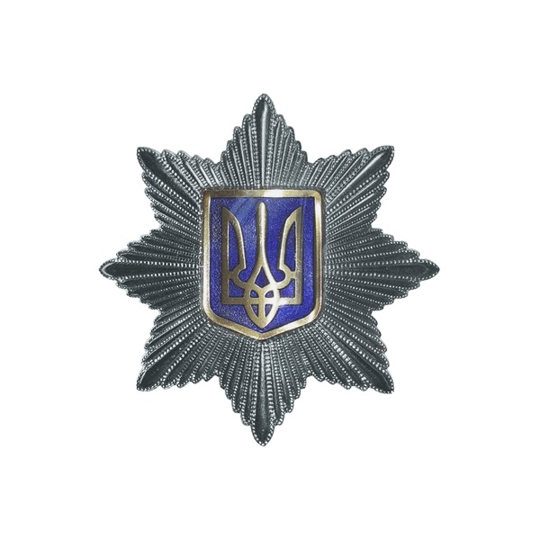 Кокарда Національної поліції України FUR-6 фото