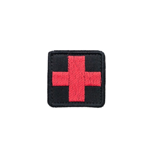 Крест медицинский, красный SHE-13 фото