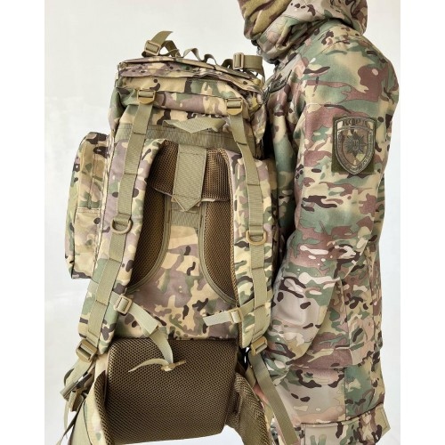 Тактичний рюкзак на 65-70л, мультикам EKI-17.3 фото