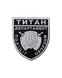 Шеврон "Титан Департамент Полиции Охраны" серый SHE-1.2 фото