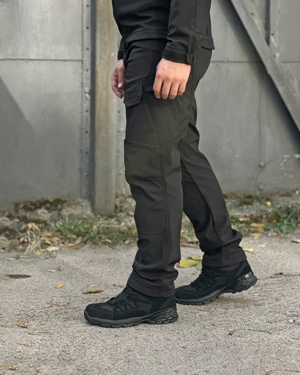 Cooperr Soft Shell "Mechanic" штани тактичні, чорні SHT-8 фото