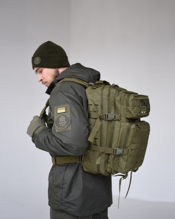 Тактичний рюкзак 50 л, олива EKI-1 фото