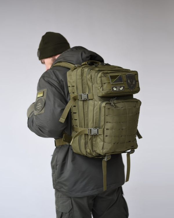Тактичний рюкзак 50 л, олива EKI-1 фото